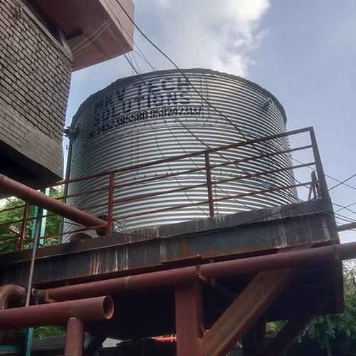 On Structure Zincalume Storage Tank in Kodagu